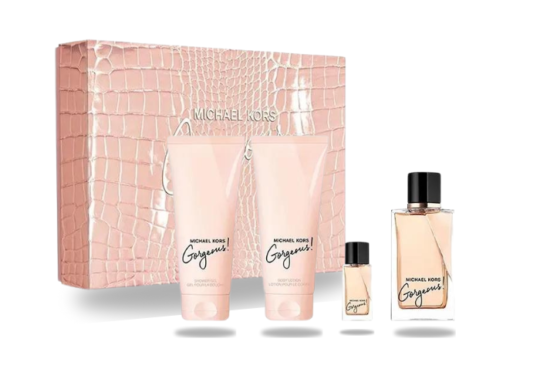 MICHAEL KORS SET Gorgeous! Eau de Parfum Vapo 100ml+Mini 5ml+SG 100ml+BL 100ml