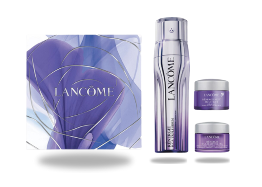 LANCOME SET Renergie H.C.F. Triple Serum 50ml + H.P.N. 300-Peptide Cream 20ml + Rénergie Lift Multi-Action Night 15ml