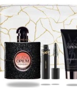 YVES SAINT LAURENT SET Black Opium Eau de Parfum Vapo 50ml + Body Lotion 50ml + Mini Lash Clash