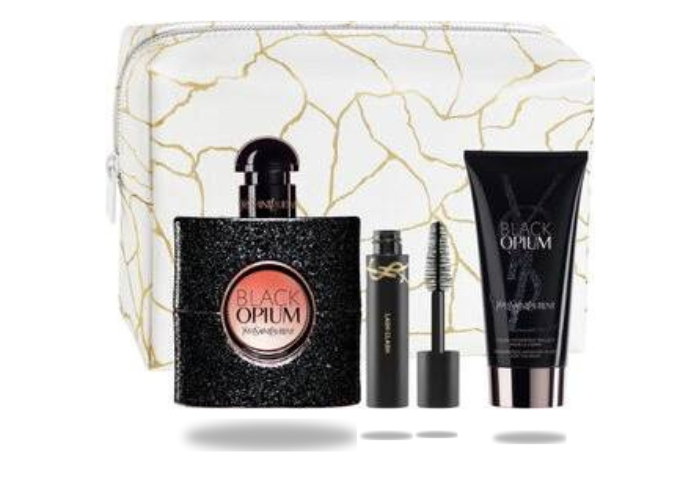 YVES SAINT LAURENT SET Black Opium Eau de Parfum Vapo 50ml + Body Lotion 50ml + Mini Lash Clash
