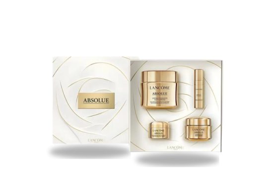 LANCOME SET Absolue Soft Cream 60ml+Serum 5ml+Eye Cream 5ml+ +Absolue Rich Cream 15ml