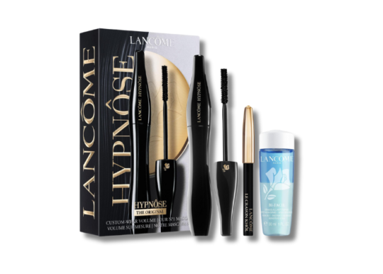 LANCOME SET Hypnose Mascara 01 + Crayon Khol Noir + Bi-Facil 30ml