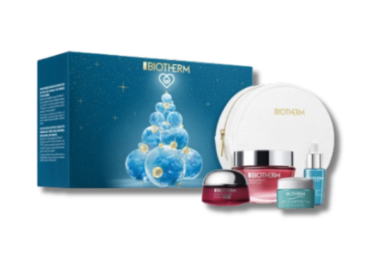 BIOTHERM SET Blue Therapy Red Algae Lift Cream 50ml + Life Plankton Elixir 7ml + Life Plankton Yeux 5ml + Blue Therapy Red Algae Night 15ml